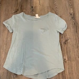 Light blue short sleeve shirt